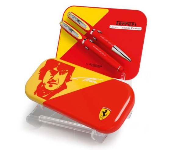 Set Ferrari Fernando Alonso con expositor